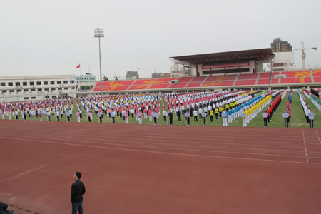 嘉定區(qū)第一屆企業(yè)運(yùn)動(dòng)會(huì)廣播操比賽現(xiàn)場(圖 2)